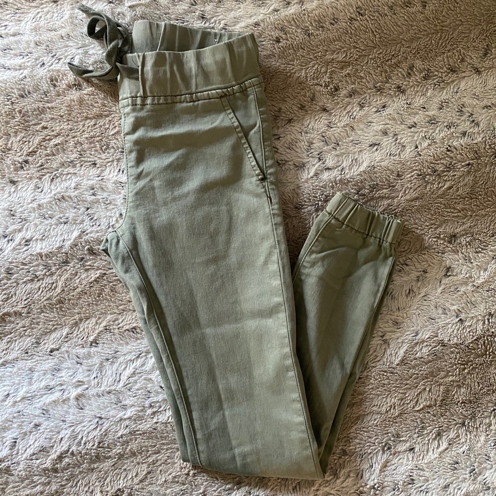 Olive Denim Jogger